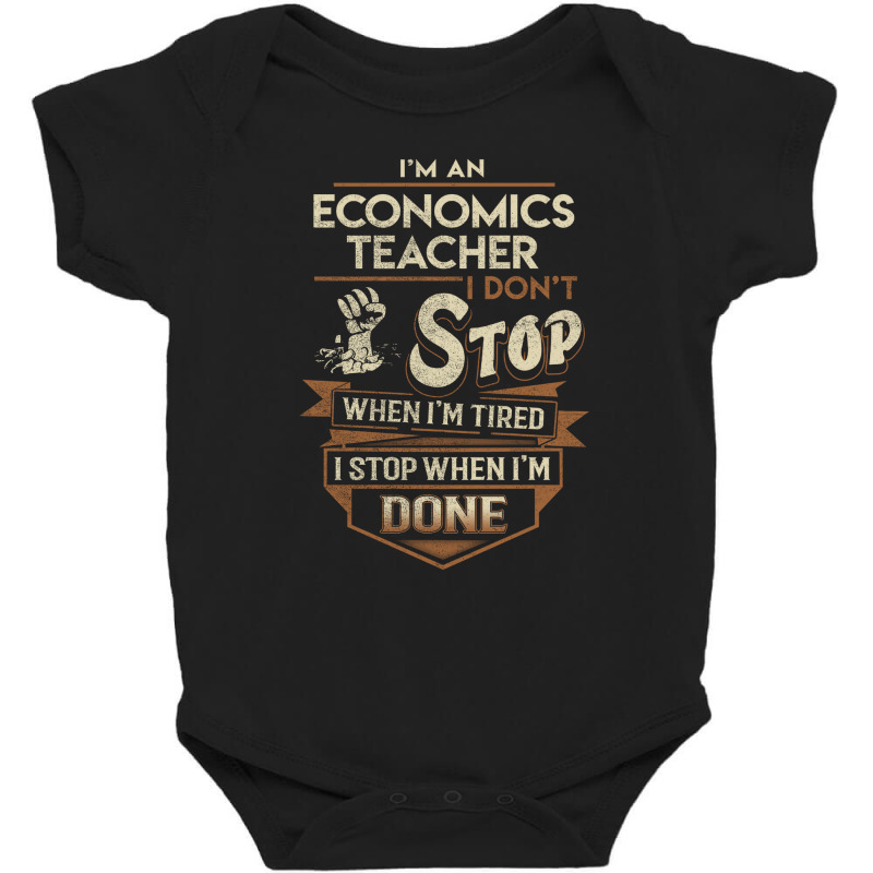 Economics Teacher 3 Baby Bodysuit by tiffany.co | Artistshot