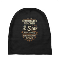 Economics Teacher 3 Baby Beanies | Artistshot