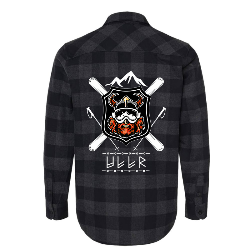 Ullr  God Of Archery  Norse Hunting Viking Ski Flannel Shirt | Artistshot