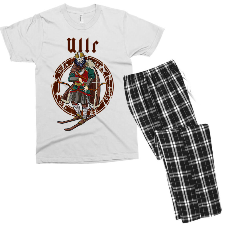 Ullr  God Of Archery  Viking Gifts Hunting Ski Men's T-shirt Pajama Set | Artistshot