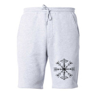 Veldismagn Vikings Norse Odin Hor Vegvisir Celtic Fleece Short | Artistshot