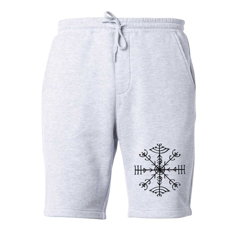 Veldismagn Vikings Norse Odin Hor Vegvisir Celtic Fleece Short by bechersharpe9 | Artistshot