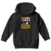 You Can T Scare Me I M A Database Administrator Youth Hoodie | Artistshot