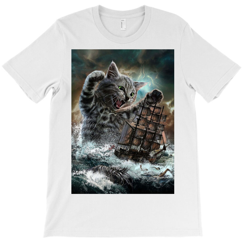 Titan Cat Kraken T-shirt | Artistshot