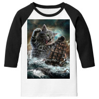 Titan Cat Kraken Youth 3/4 Sleeve | Artistshot