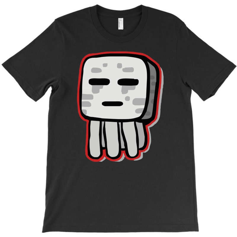 Custom Minecraft Ghast Drawing T-shirt 