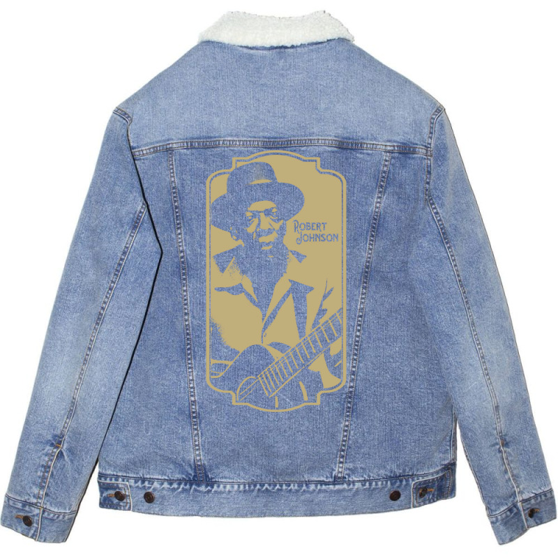 Robert Johnson 2 Unisex Sherpa-Lined Denim Jacket by hmzhviholal | Artistshot