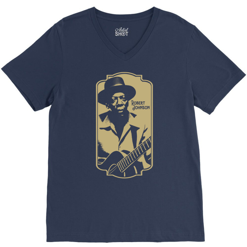 Robert Johnson 2 V-Neck Tee by hmzhviholal | Artistshot