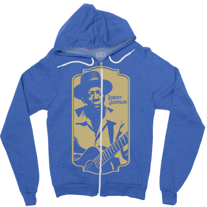 Robert Johnson 2 Zipper Hoodie by hmzhviholal | Artistshot