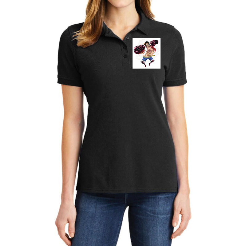 Angry Gear 4 Ladies Polo Shirt by rolfso | Artistshot