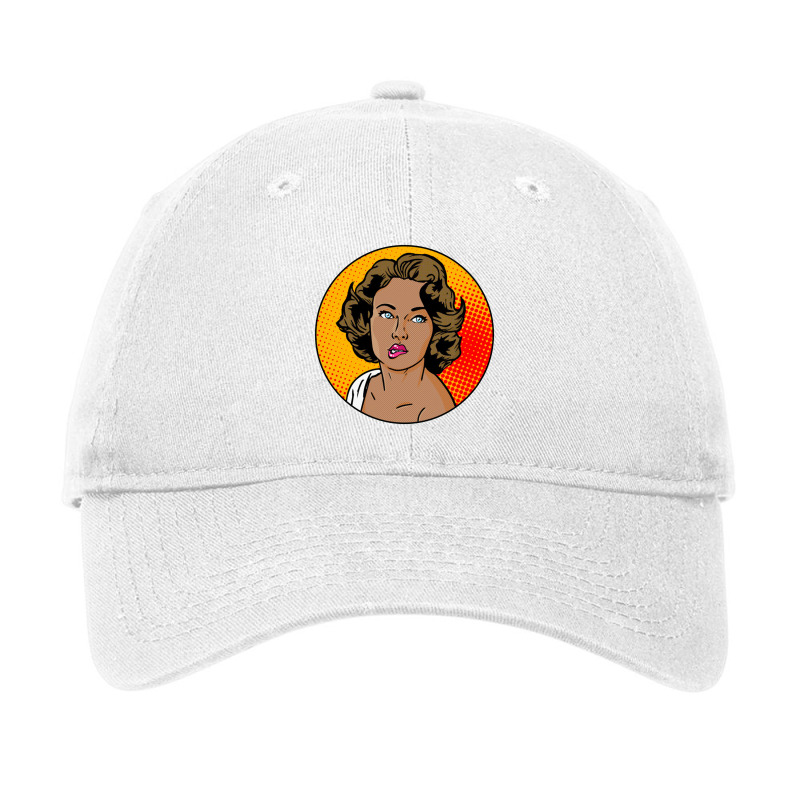 Pop Art Girl   Pop Art Adjustable Cap | Artistshot