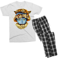 Tiger Lady Men's T-shirt Pajama Set | Artistshot