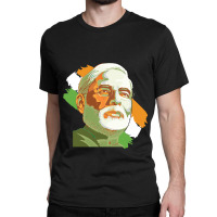 Narendra Modi India Prime Minister Namo Bjp Supporter Classic T-shirt | Artistshot