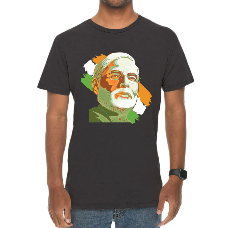 Narendra Modi India Prime Minister Namo Bjp Supporter Vintage T-Shirt by JONNELLENORTONN | Artistshot