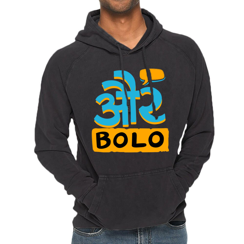 Aur Bolo Tri-blend Vintage Hoodie by JONNELLENORTONN | Artistshot