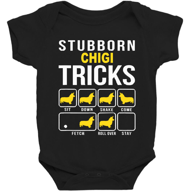 Chigi Stubborn Dog Tricks Stubborn Chigi Tricks Baby Bodysuit by Ja98 | Artistshot