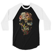 Smyrna Skull 3/4 Sleeve Shirt | Artistshot