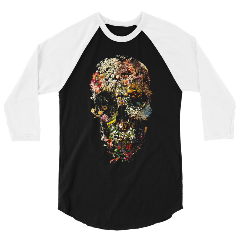 Smyrna Skull 3/4 Sleeve Shirt by jadedward23 | Artistshot