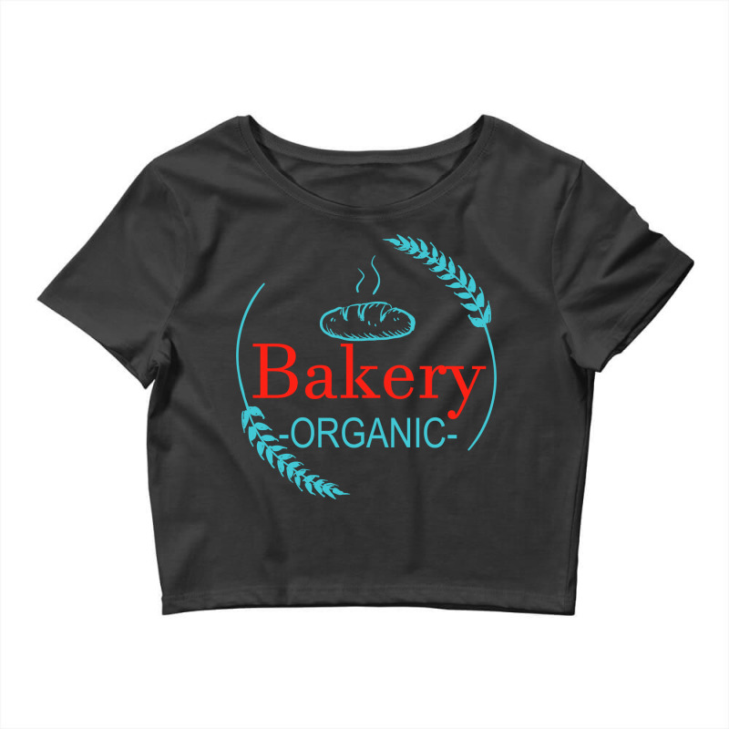 Bakeri Organic Crop Top by Words Art | Artistshot