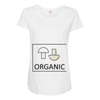 Organic Food Restaurant Maternity Scoop Neck T-shirt | Artistshot