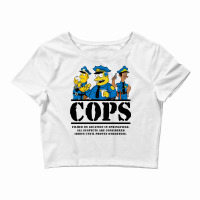 Cops Filmed On Location Crop Top | Artistshot