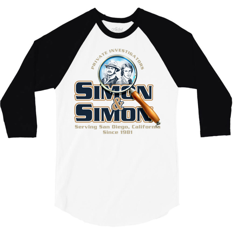 Simon And Simon Private Investigators 3/4 Sleeve Shirt by nounirovy8 | Artistshot