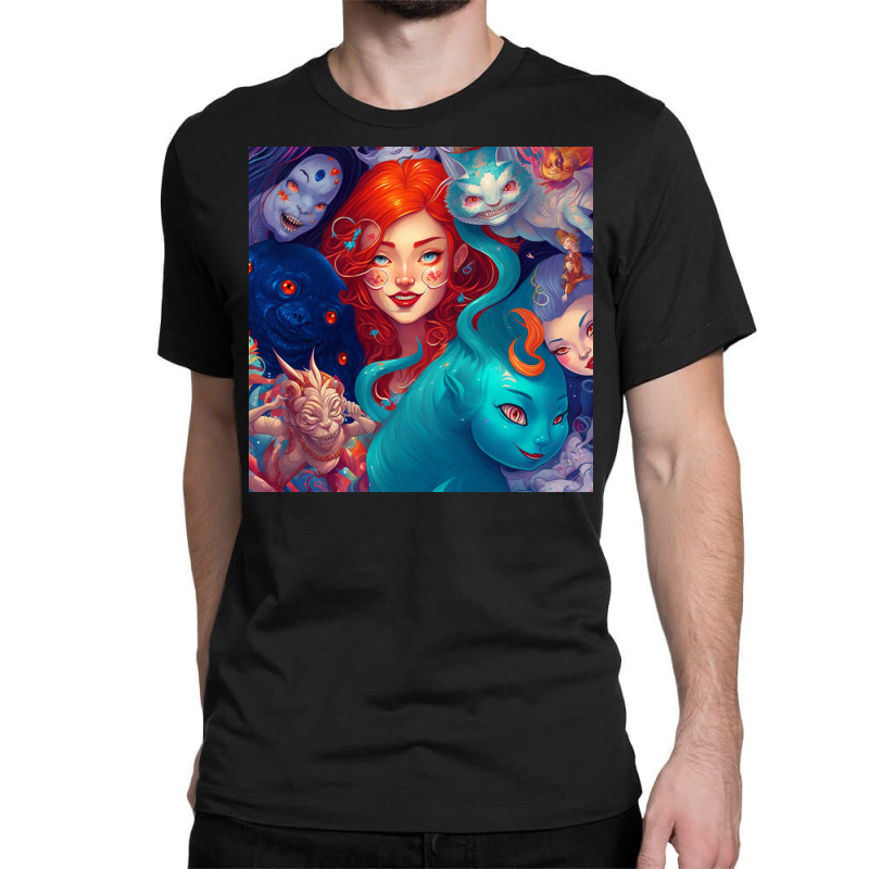 Beautiful Girls Art Classic T-shirt | Artistshot