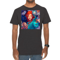 Beautiful Girls Art Vintage T-shirt | Artistshot