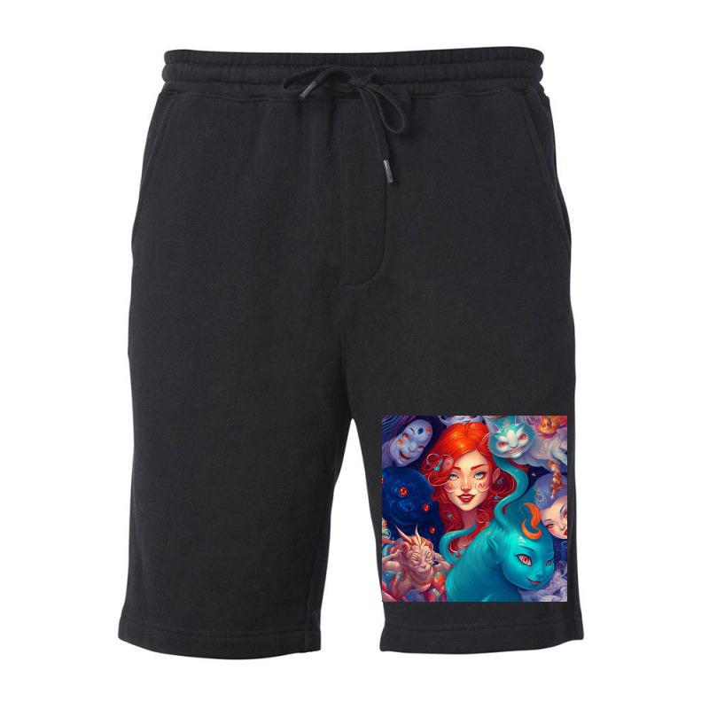 Beautiful Girls Art Fleece Short | Artistshot