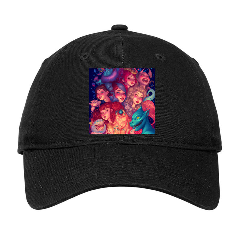 Woman On A Parade Adjustable Cap | Artistshot