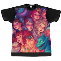 Woman On A Parade Graphic T-shirt | Artistshot