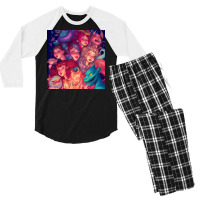 Woman On A Parade Men's 3/4 Sleeve Pajama Set | Artistshot