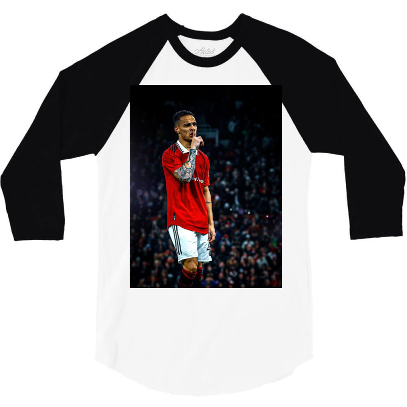 Antony Matheus Dos Santos 3/4 Sleeve Shirt by FootballArtis | Artistshot