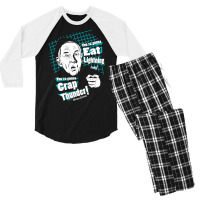 You Are Gonna Eat Lightning And You Are Gonna Crap Thunder! Men's 3/4 Sleeve Pajama Set | Artistshot