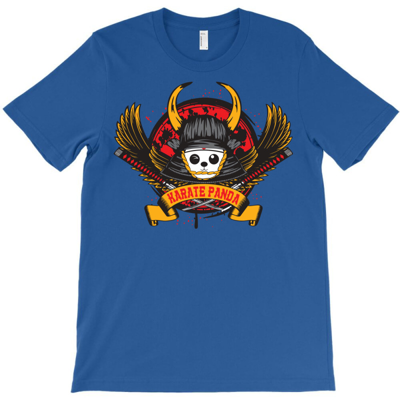 Karate Panda Samurai With Wings T-shirt | Artistshot