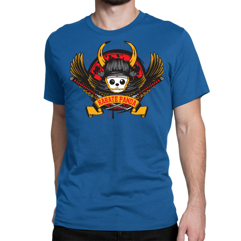 Karate Panda Samurai With Wings Classic T-shirt | Artistshot