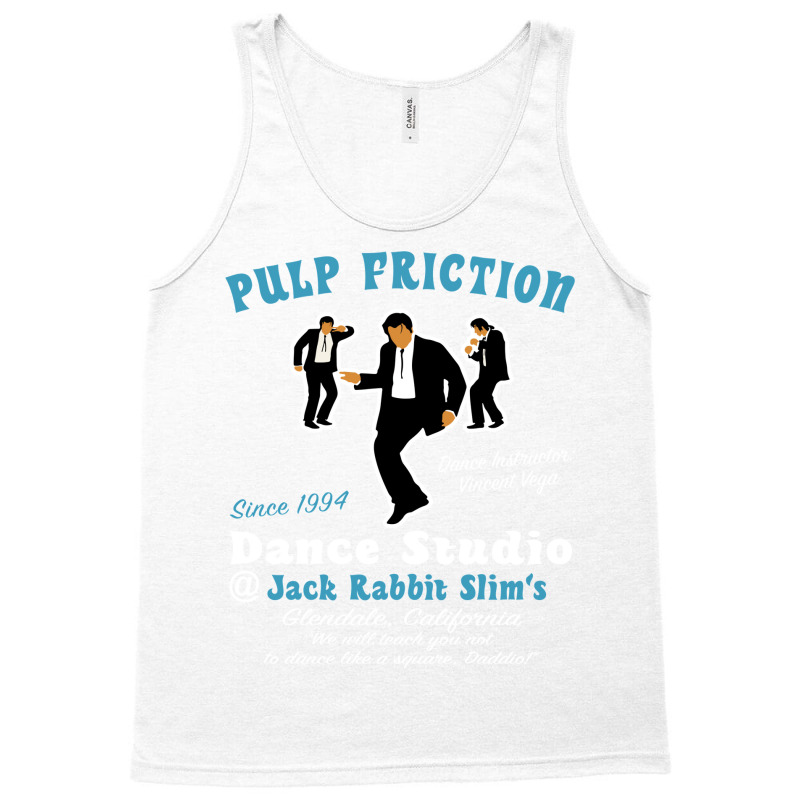 Pulp Friction Dance Studio Tank Top by bakshnoisrit | Artistshot