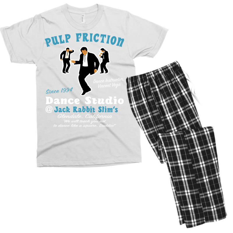 Pulp Friction Dance Studio Men's T-shirt Pajama Set by bakshnoisrit | Artistshot