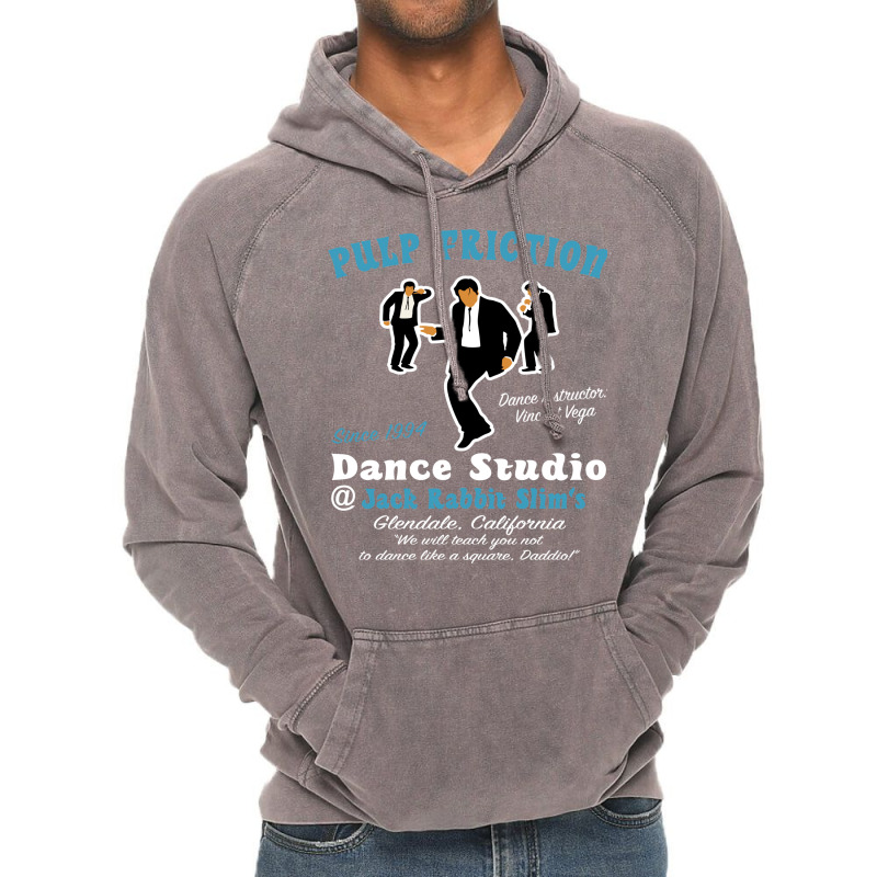 Pulp Friction Dance Studio Vintage Hoodie by bakshnoisrit | Artistshot