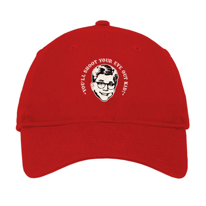 Ralphie You'll Shoot Your Eye Out Kid Christmas Story Adjustable Cap | Artistshot