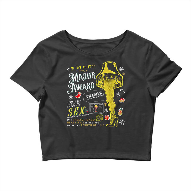 It's A Major Award Leg Lamp A Christmas Story Crop Top by dochkoflyo | Artistshot