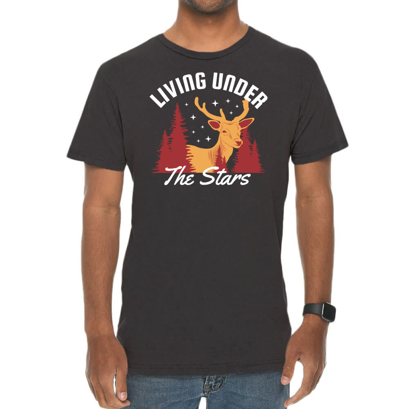 Living Under The Stars Vintage T-Shirt by April Shop | Artistshot