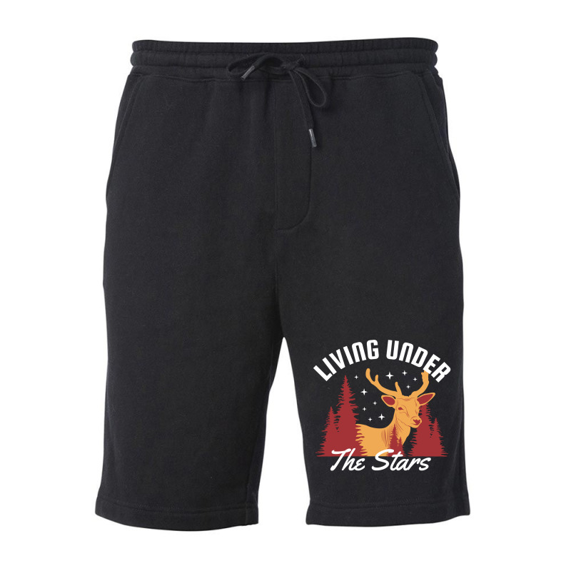 Living Under The Stars Fleece Short by April Shop | Artistshot