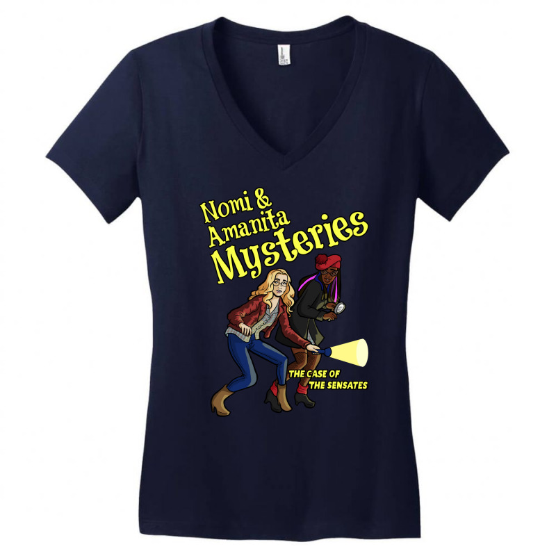 Nomi And Amanita Mysteries Women's V-Neck T-Shirt by miniermsadaax | Artistshot