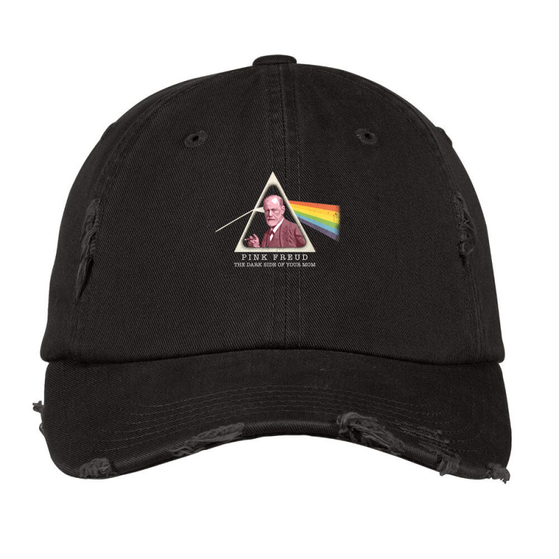 Pink Freud Dark Side Of Your Mom Vintage Cap by bakshnoisrit | Artistshot