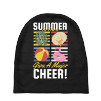 Summer Is Here Give A Major Cheer Baby Beanies | Artistshot