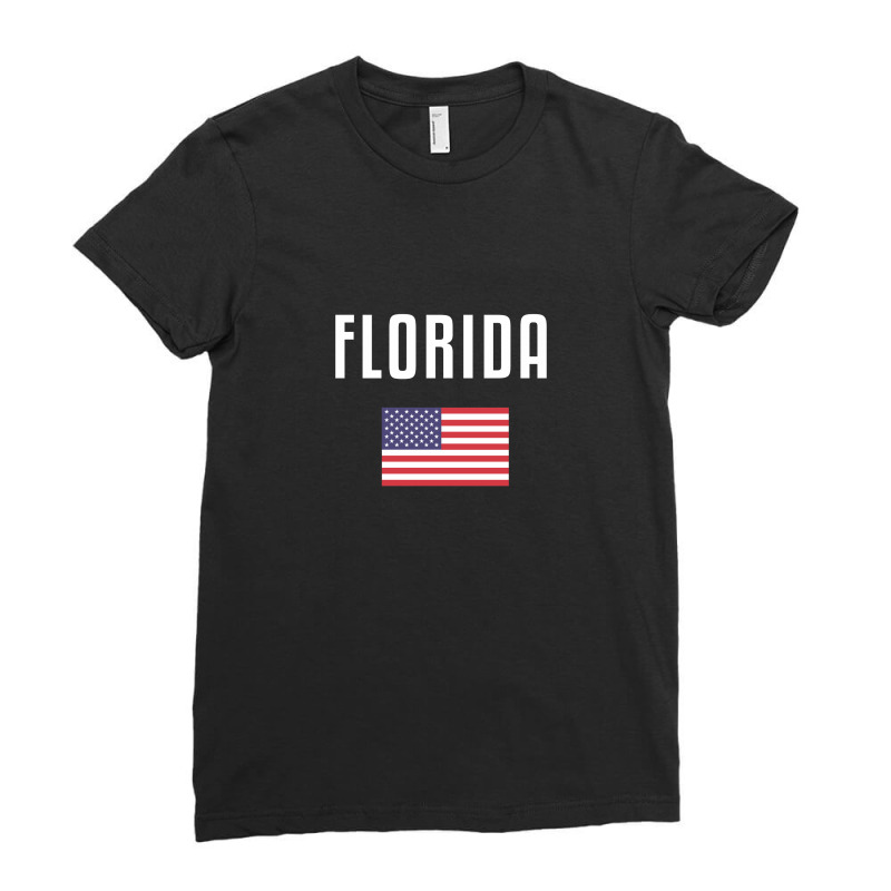 Florida Ladies Fitted T-Shirt by Chris Ceconello | Artistshot