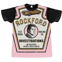 Rockford Investigations Emblem Graphic T-shirt | Artistshot