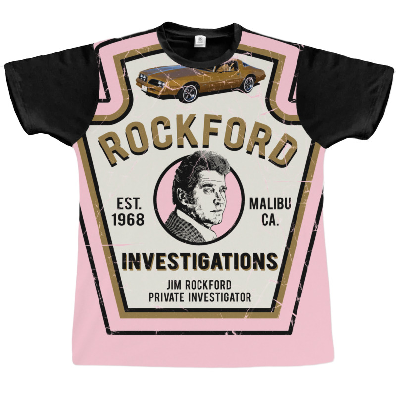 Rockford Investigations Emblem Graphic T-shirt by bakshnoisrit | Artistshot