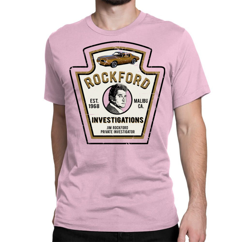 Rockford Investigations Emblem Classic T-shirt by bakshnoisrit | Artistshot